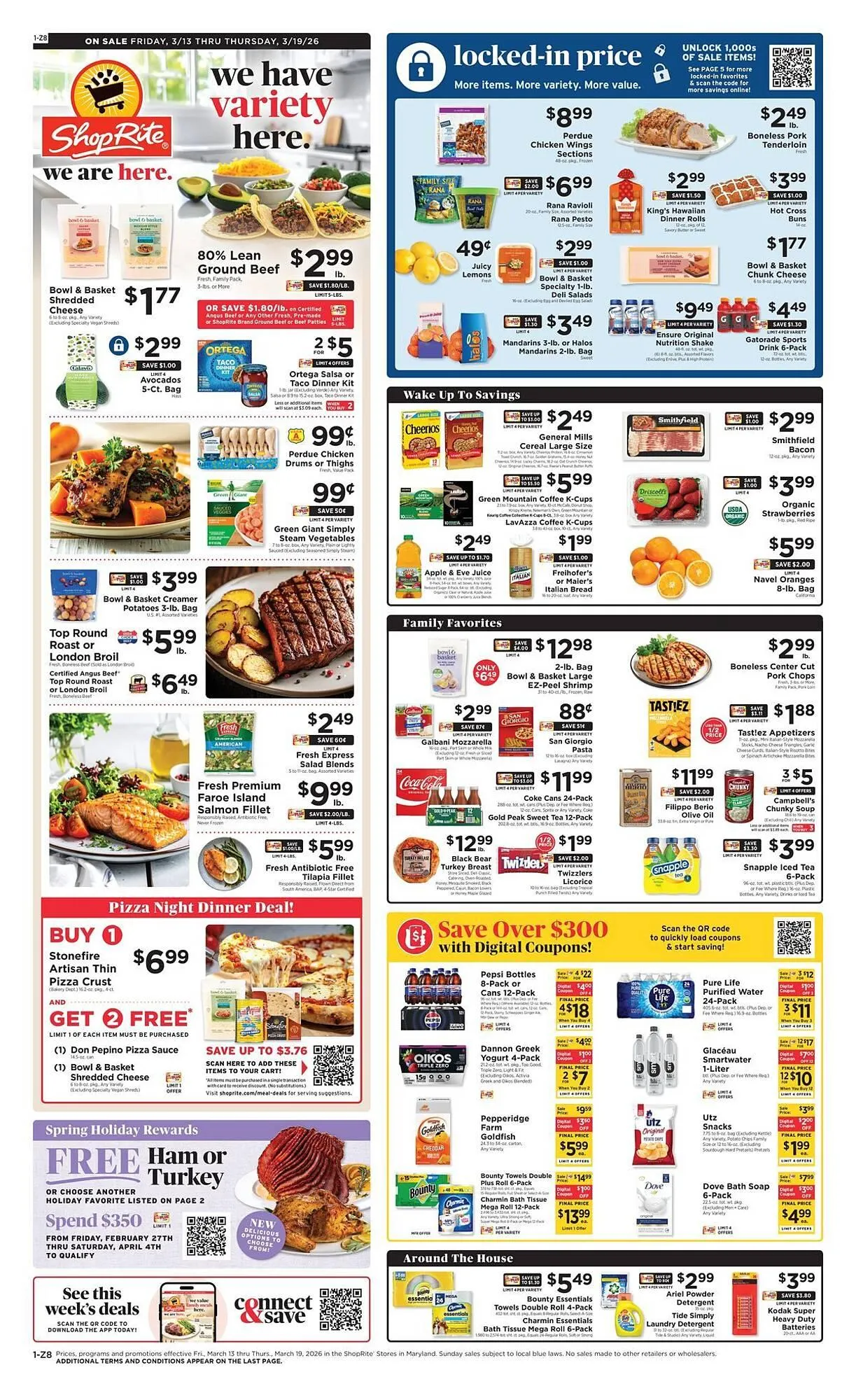 Weekly ad ShopRite flyer from March 13 to March 19 2026 - Page 1