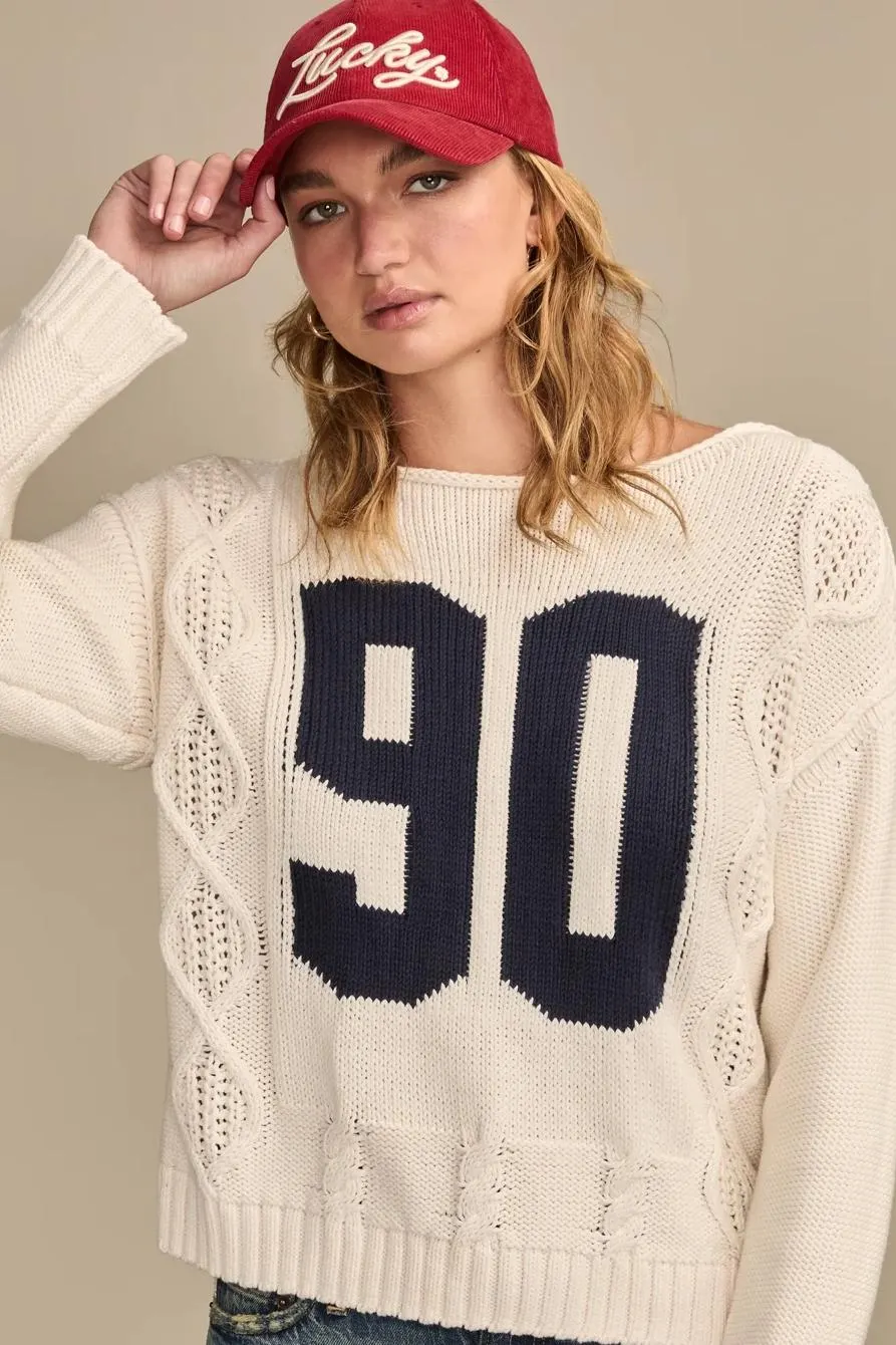 90s crew sweater