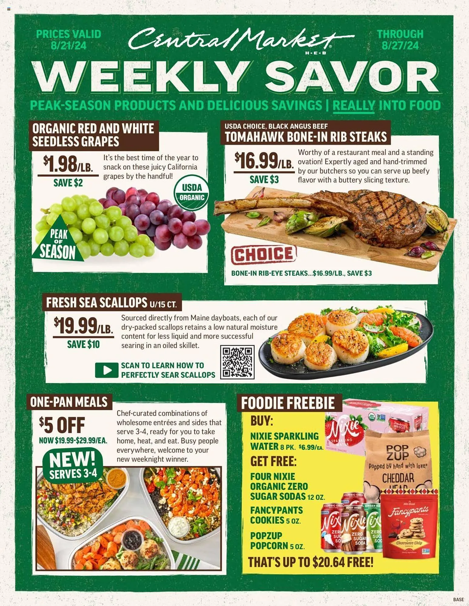 Weekly ad Central Market Weekly Ad from August 21 to August 27 2024 - Page 1