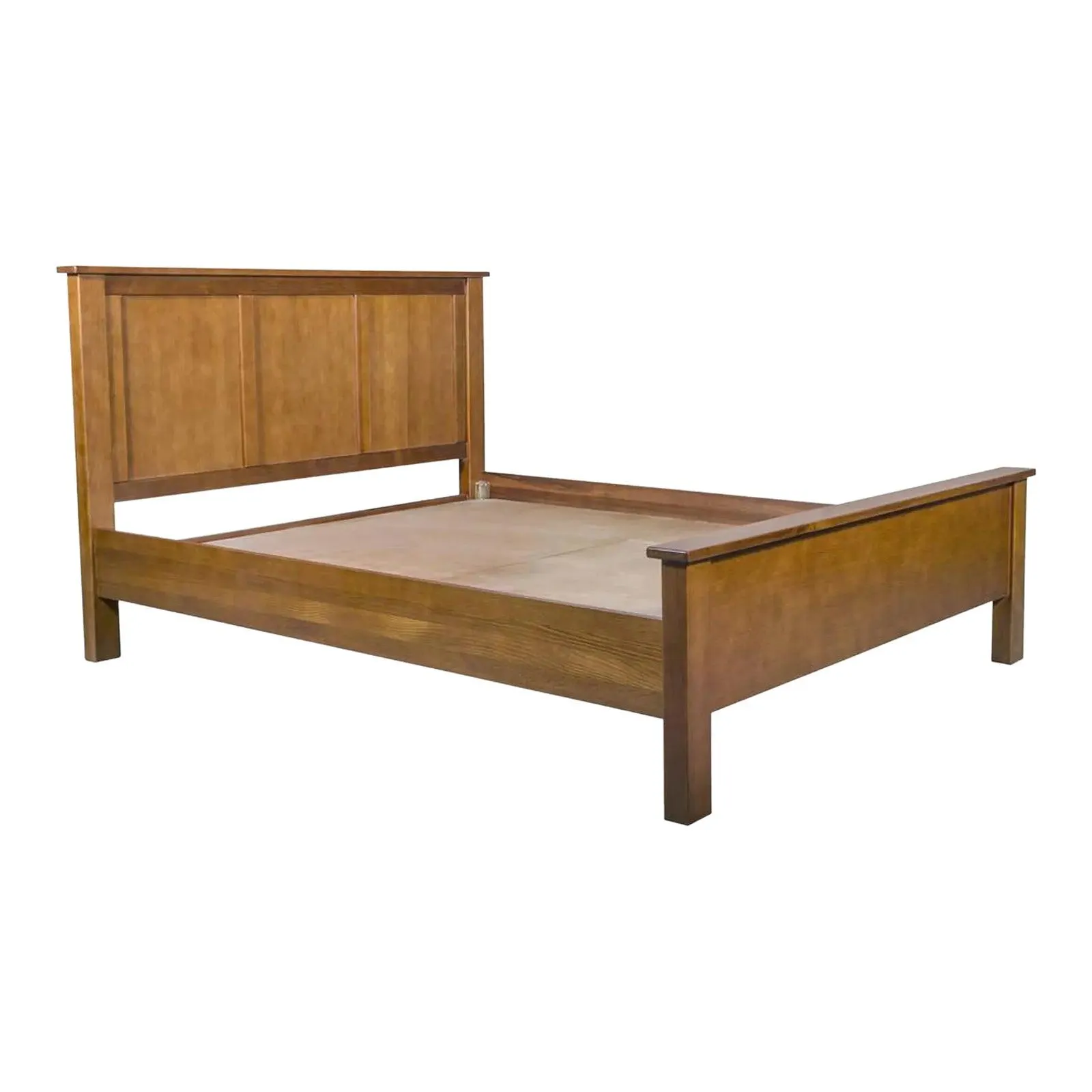 Crafters and Weavers Mission Oak Panel Bed - Michael's Cherry - Queen