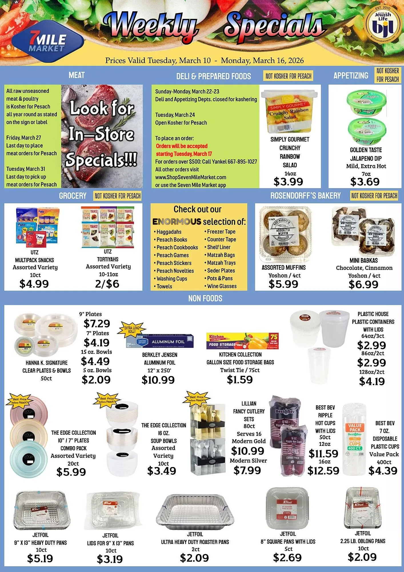 Weekly ad Seven Mile Market circular from March 10 to March 16 2026 - Page 1