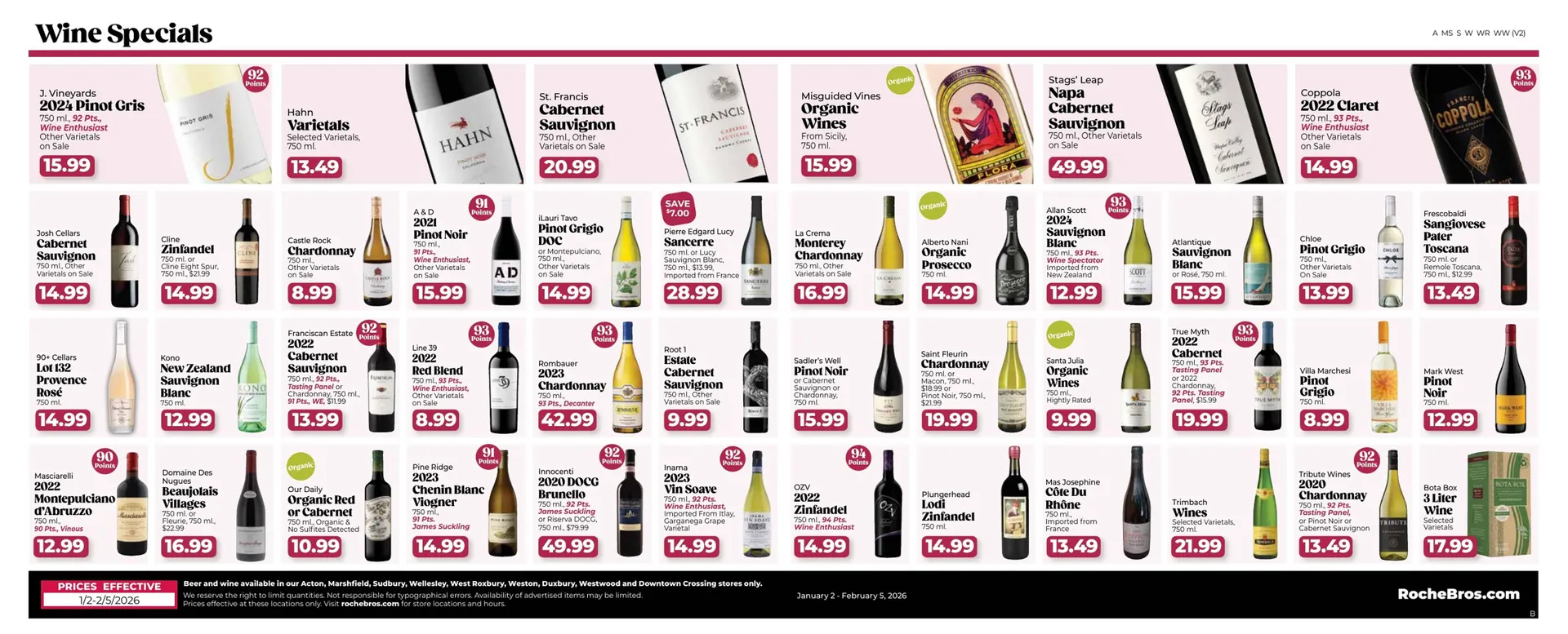 Weekly ad Roche Bros weekly ad from January 16 to January 22 2026 - Page 8