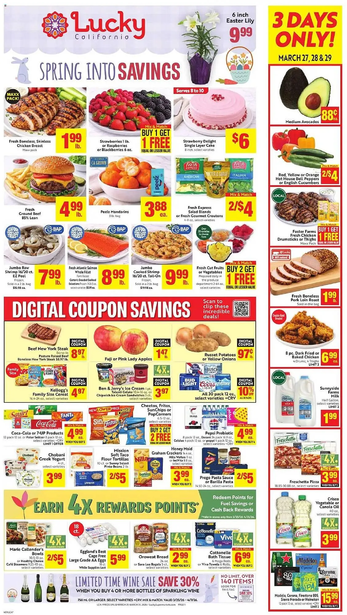 Weekly ad Lucky Supermarkets weekly ad from March 25 to April 1 2026 - Page 1