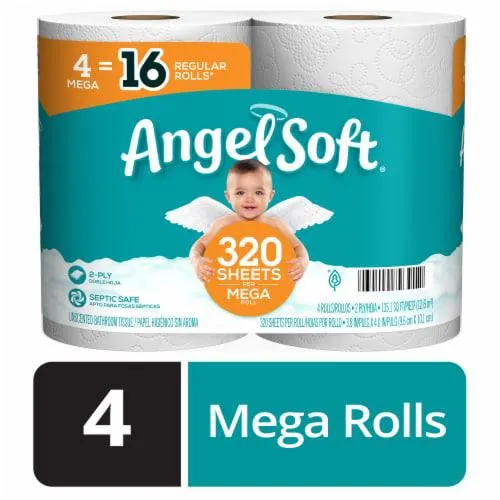 Angel Soft® Toilet Paper Mega Roll