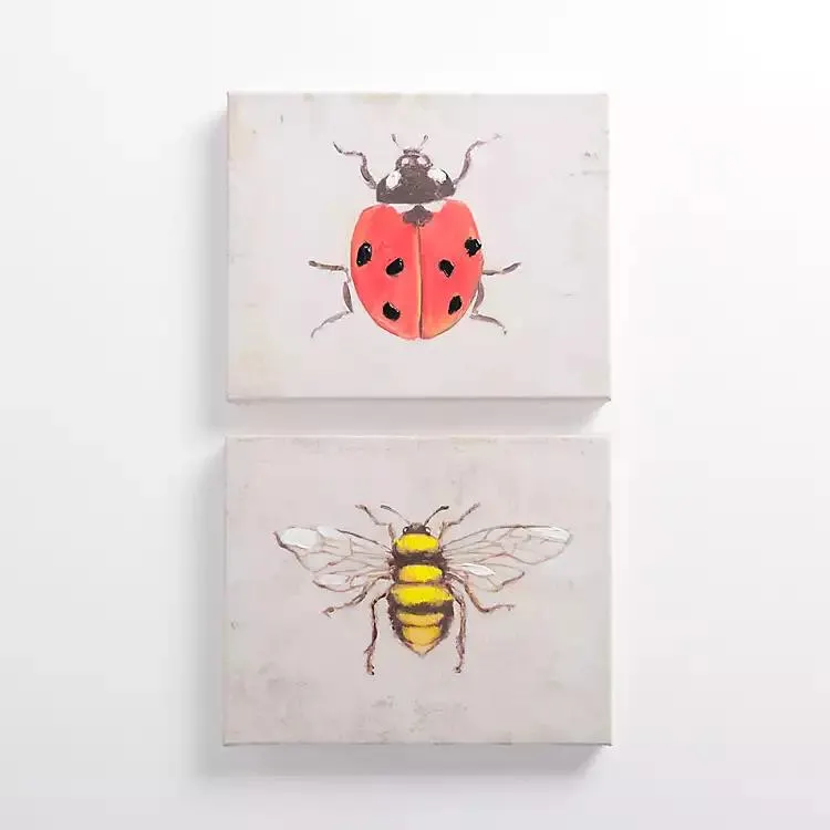 Garden Beauties Canvas Art Prints, Set of 2