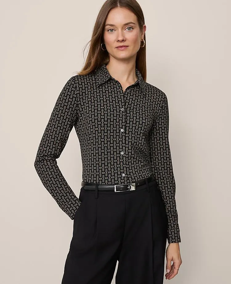Chain Link Button Down Shirt