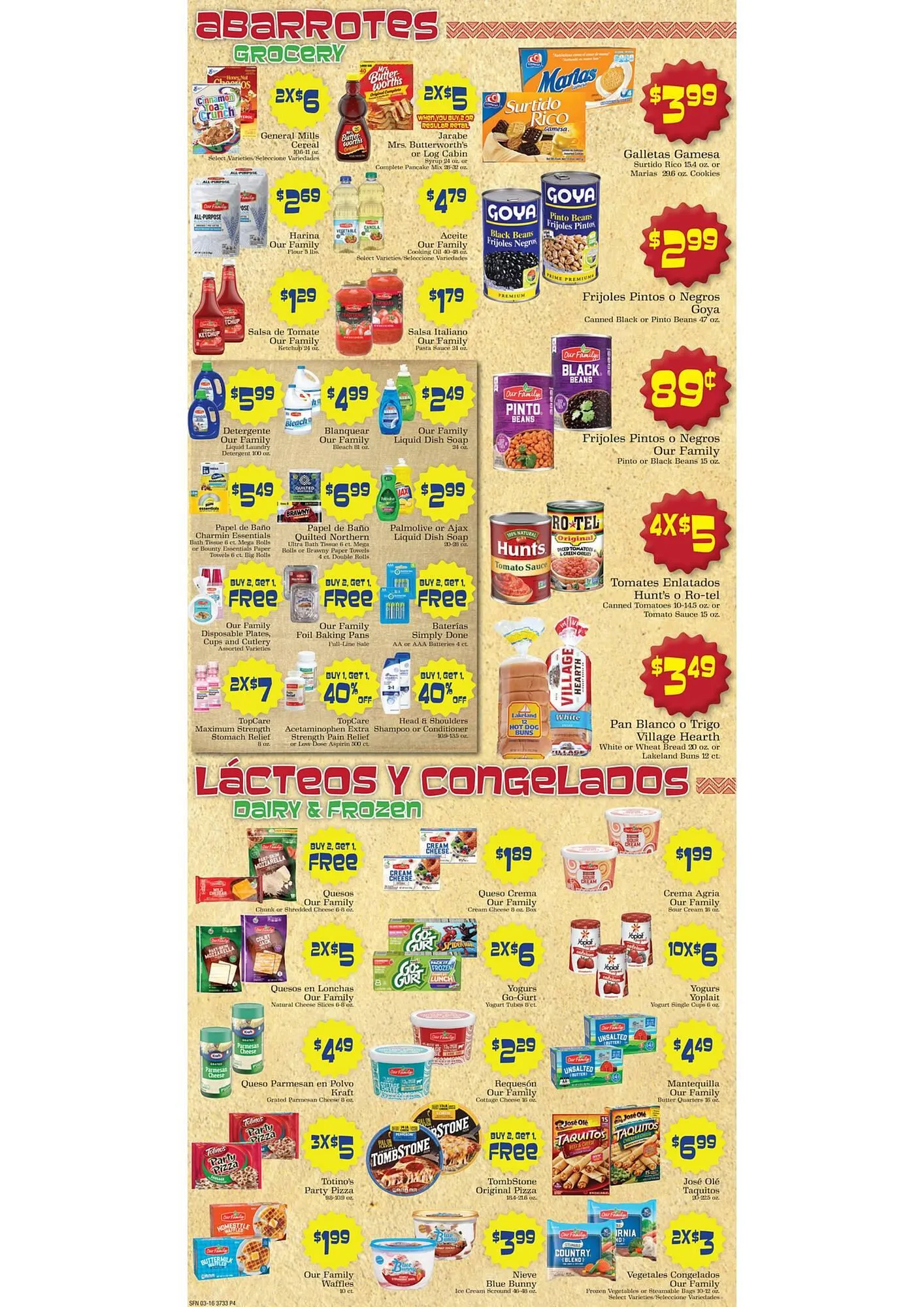 Catálogo de Supermercado Nuestra Familia Weekly Ad 16 de marzo al 22 de marzo 2025 - Página 4