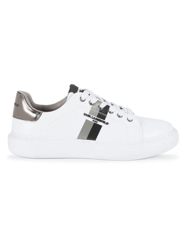 Logo Low-Top Leather Sneakers