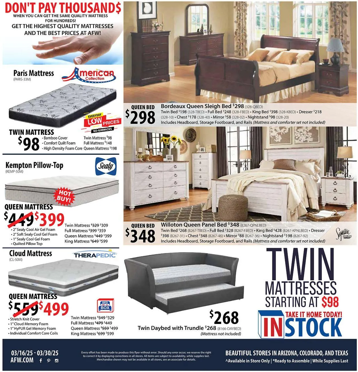 Weekly ad American Furniture Warehouse Current weekly ad from July 6 to July 20 2025 - Page 8