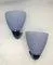 Dolly Wall Sconces in Glass from Valenti, Italy, 1980s, Set of 2