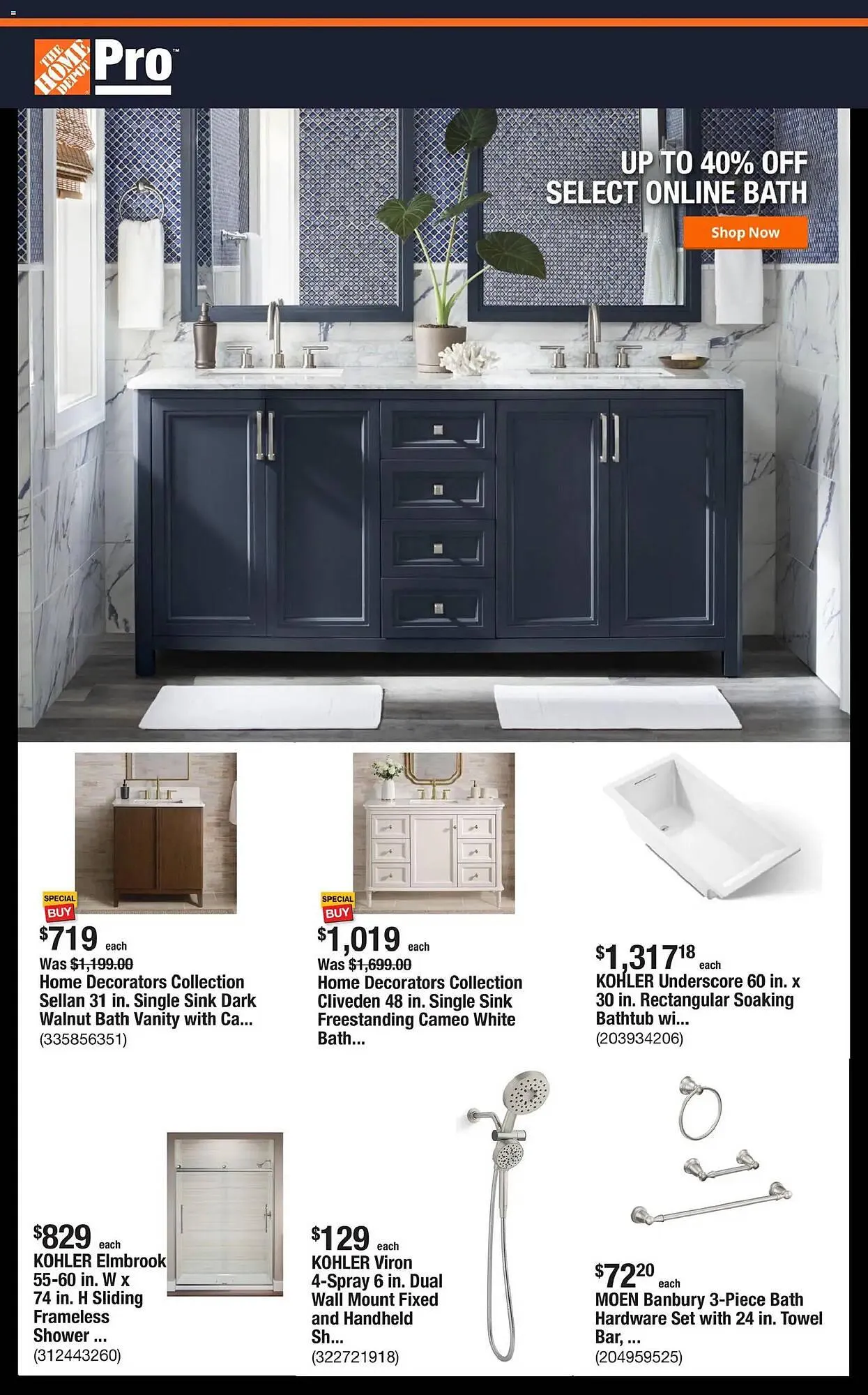 Weekly ad The Home Depot flyer from January 12 to January 20 2026 - Page 1