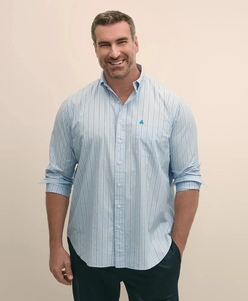 Big & Tall Friday Shirt, Poplin Stripes