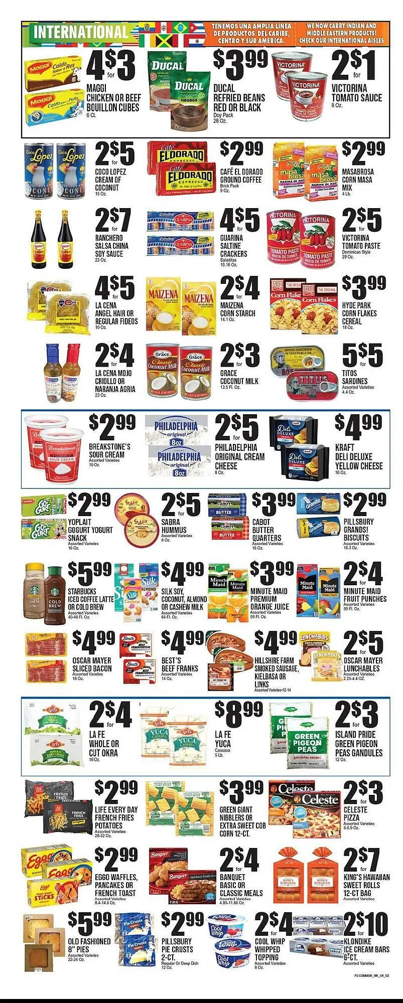 Weekly promotion Extra Supermarket circular spanning from April 3 to April 16 2026 - Page 3 for Catalogue 365