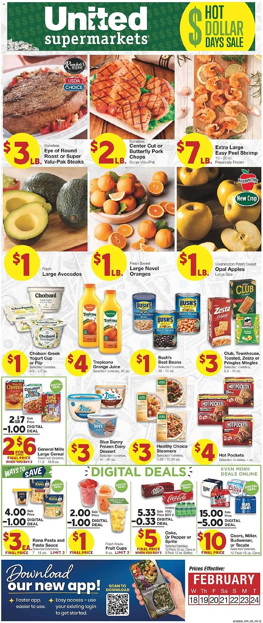 United Supermarkets weekly ad - 1
