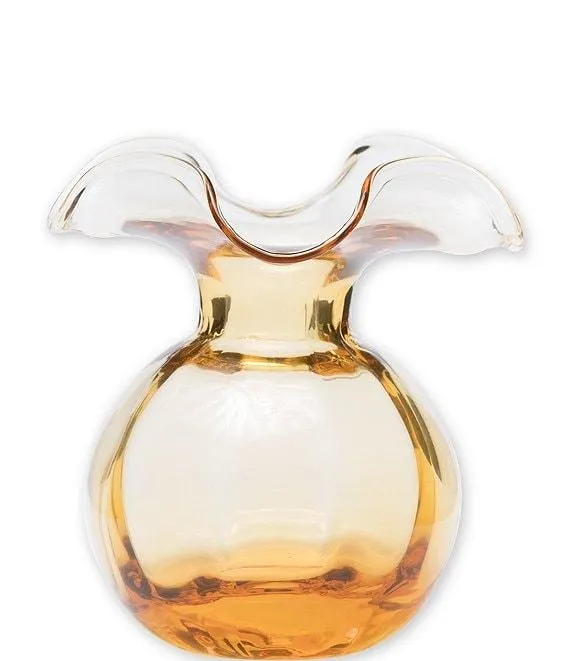 Hibiscus Glass Bud Vase