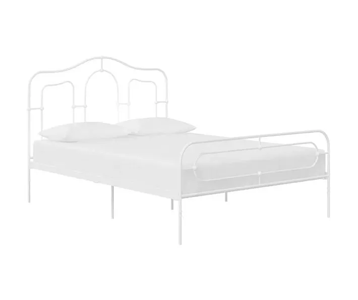 Mr. Kate Primrose White Queen Platform Bed