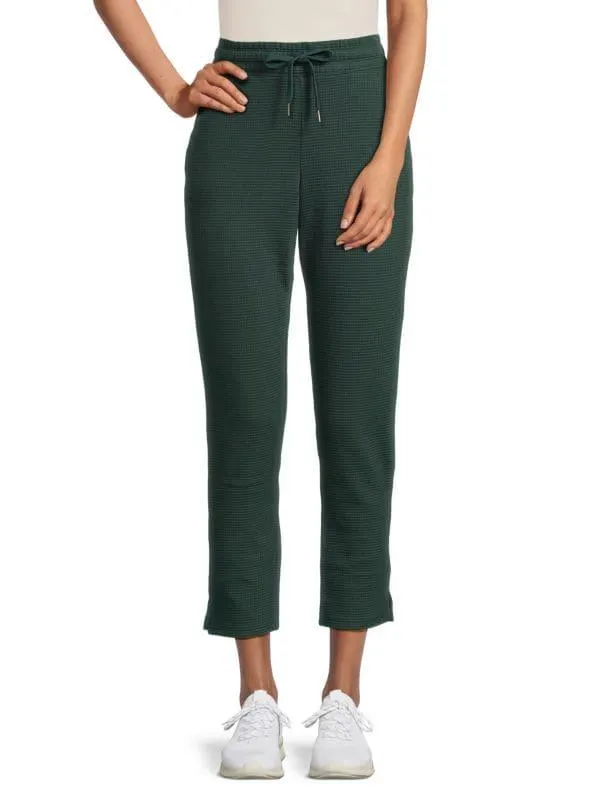 Waffle Knit Cropped Pants