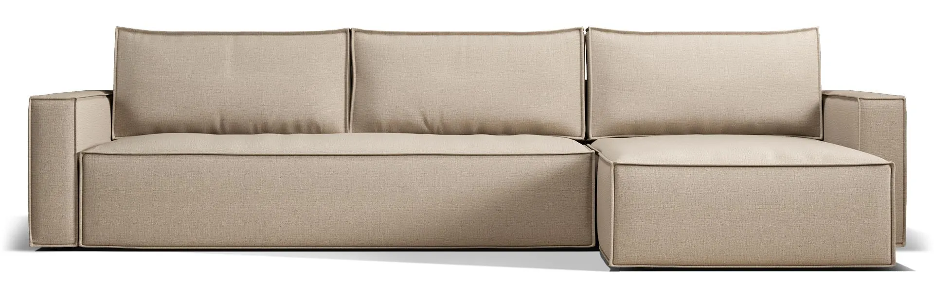 Newilla Standard Arms Sectional Sofa Bed