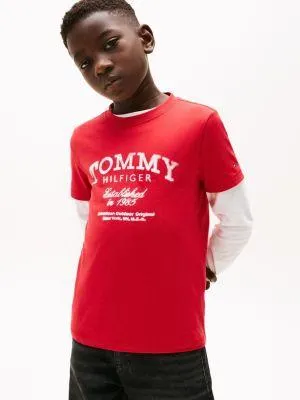 Kids' Faded Print Logo T-Shirt