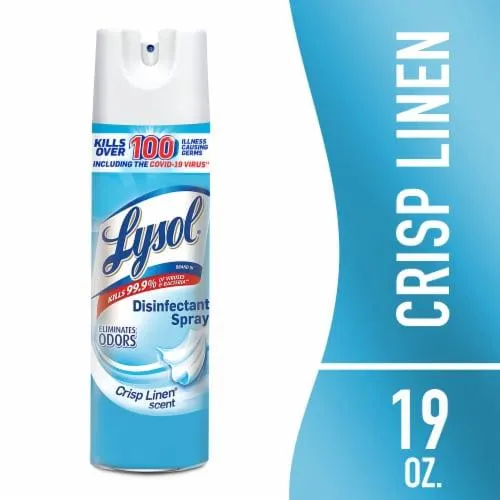 Lysol Disinfectant Spray Crisp Linen