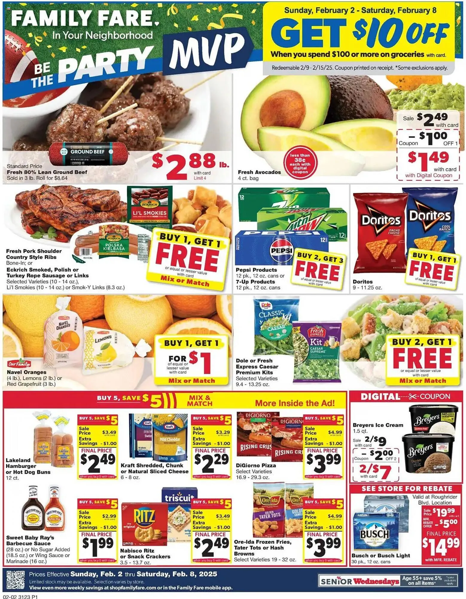 Weekly ad Family Fare Weekly Ad from February 9 to February 15 2025 - Page 1