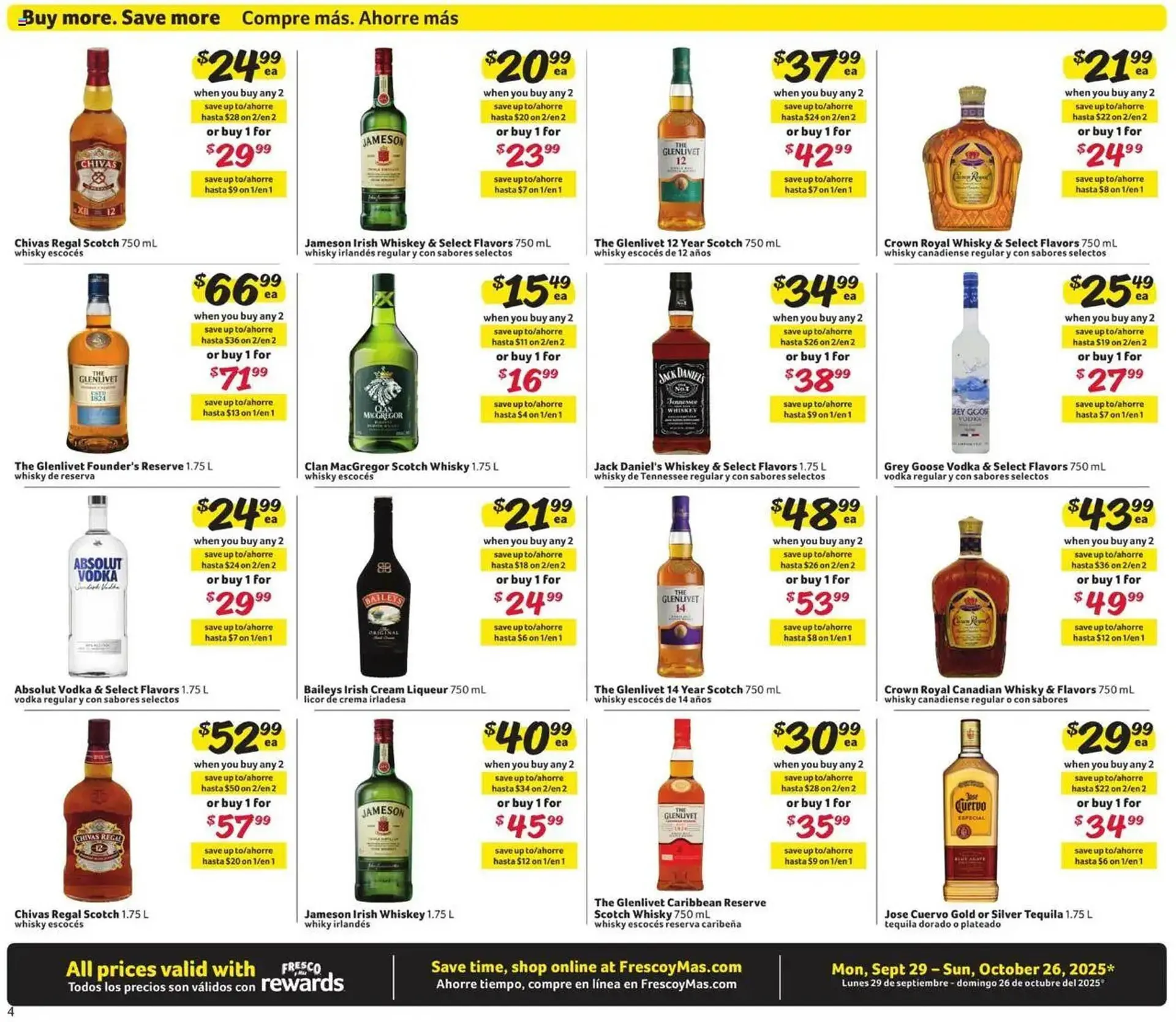 Weekly ad Fresco y Más weekly ad from September 29 to October 26 2025 - Page 4