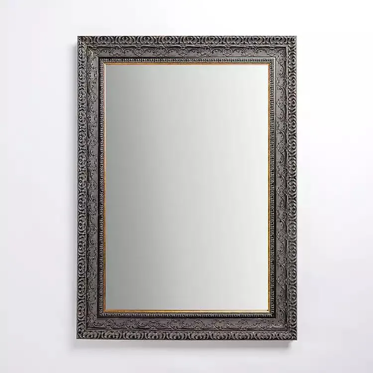 Pewter Vintage Wall Mirror