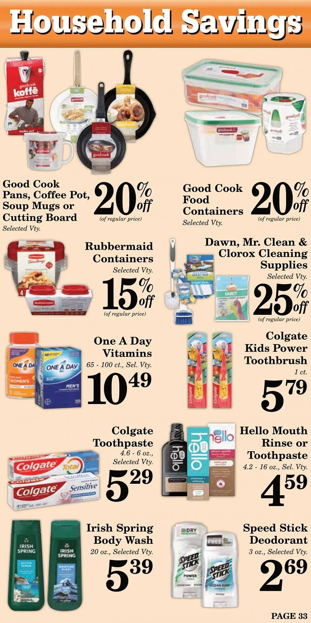 Weekly ad Harvest Foods ad from February 26 to April 1 2025 - Page 34