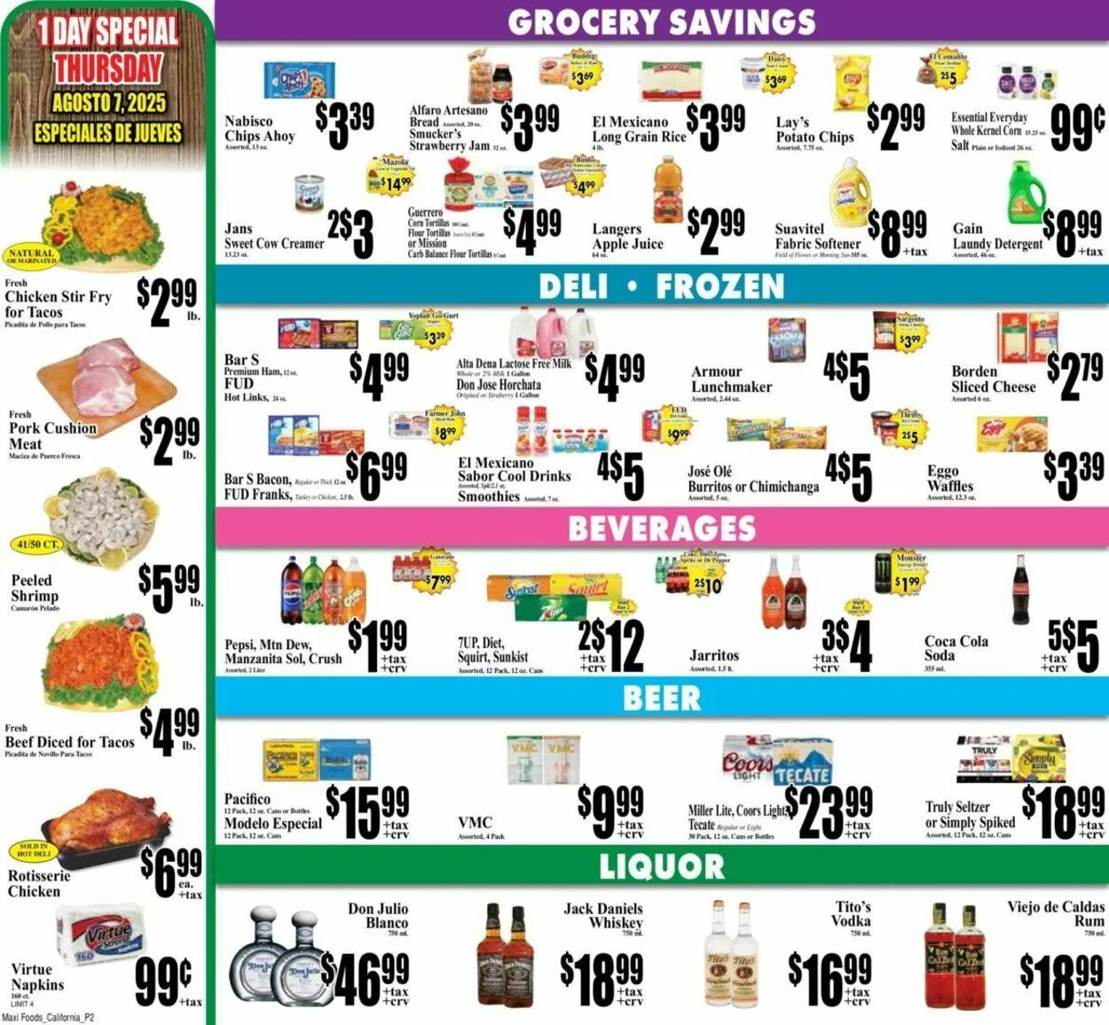 Weekly ad Maxi Foods Current weekly ad from August 6 to August 12 2025 - Page 2
