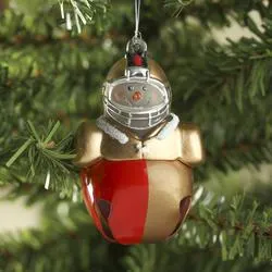 Jingle Buddies Football Player Ornament