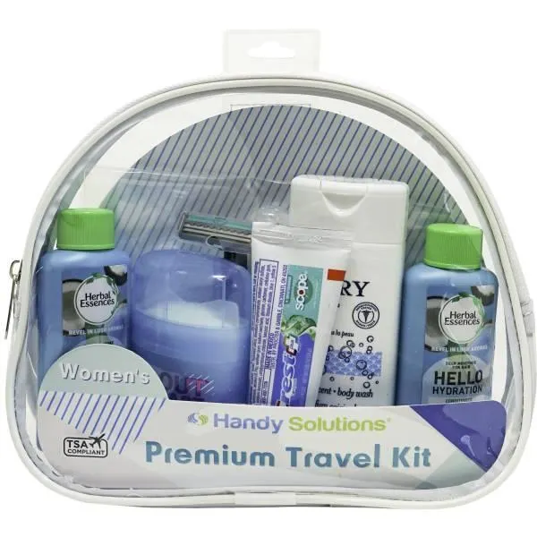 8-Count Premium Womens TSA Travel Kit