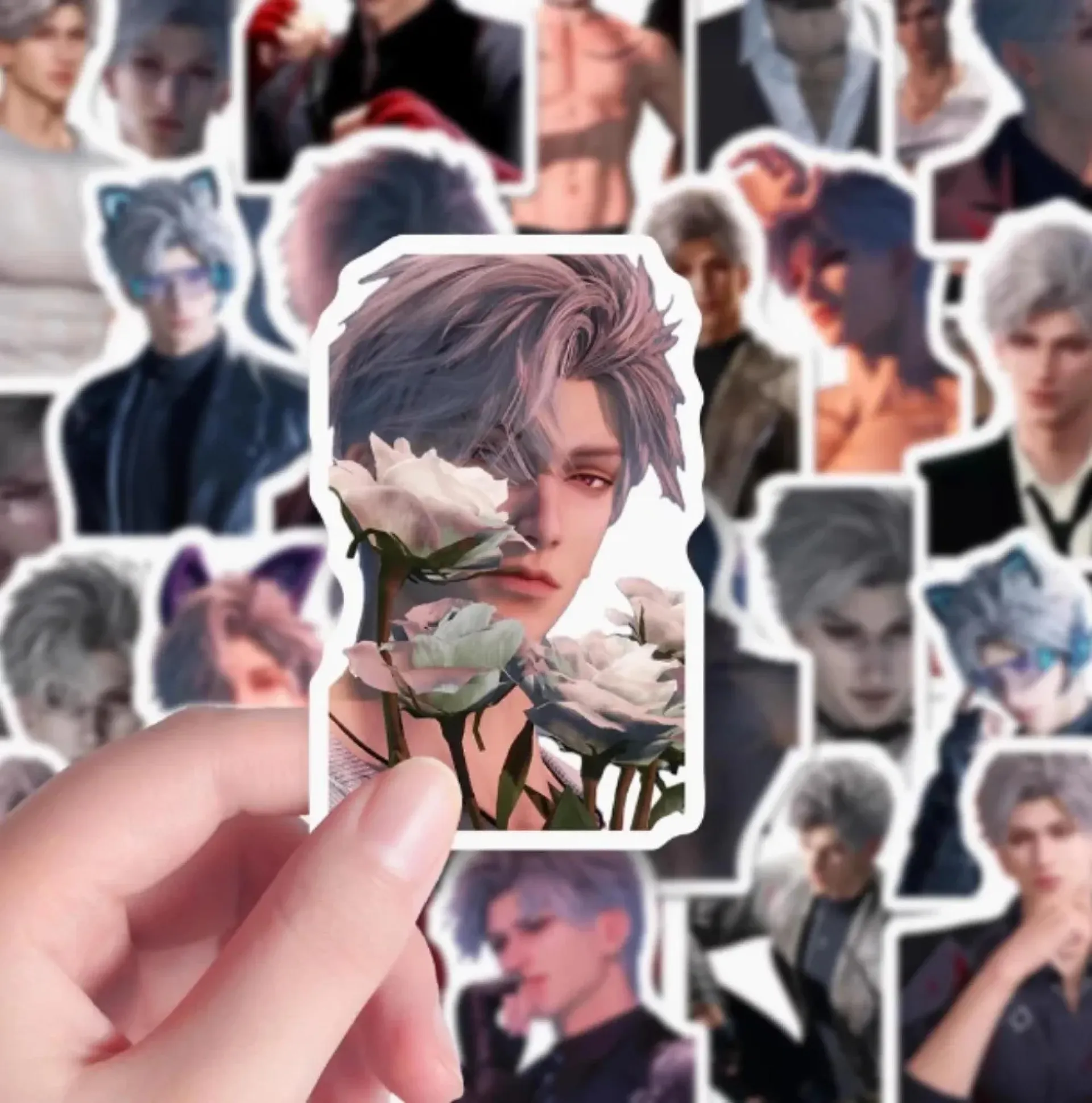 10/50 piezas de pegatinas de juego Love and Deepspace Sylus, pegatinas creativas para funda de teléfono, ordenador portátil, casco, cuaderno, decoración, pegatinas adhesivas