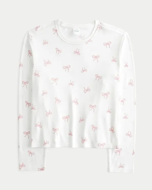 Cozy Long-Sleeve Pajama Shirt