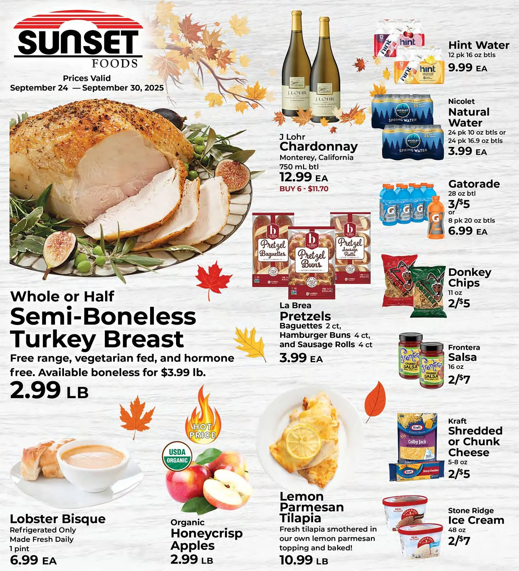Weekly ad Sunset Foods weekly ad from September 24 to September 30 2025 - Page 1