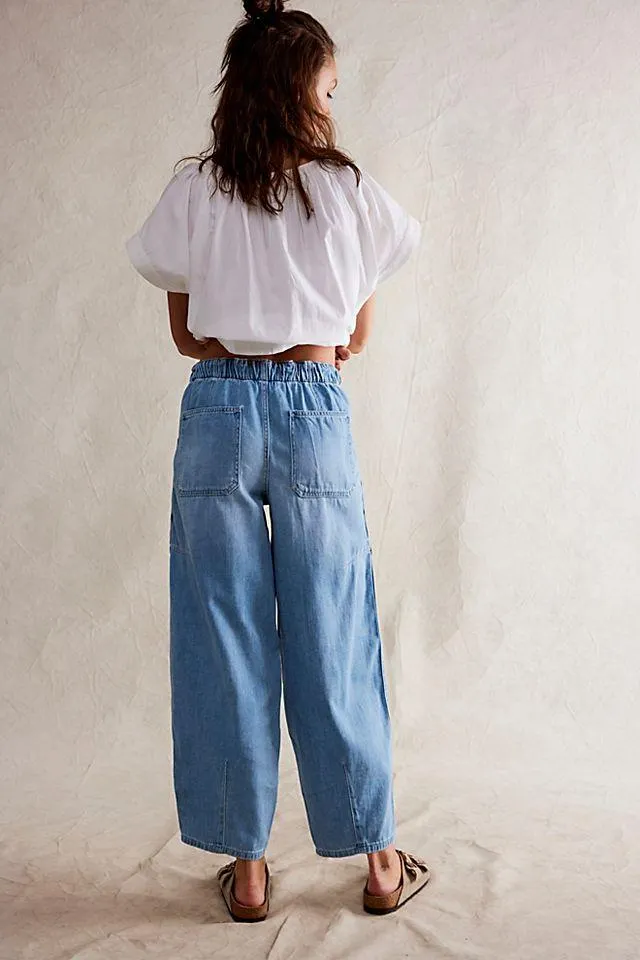 We The Free Silverton Puddle Barrel Jeans