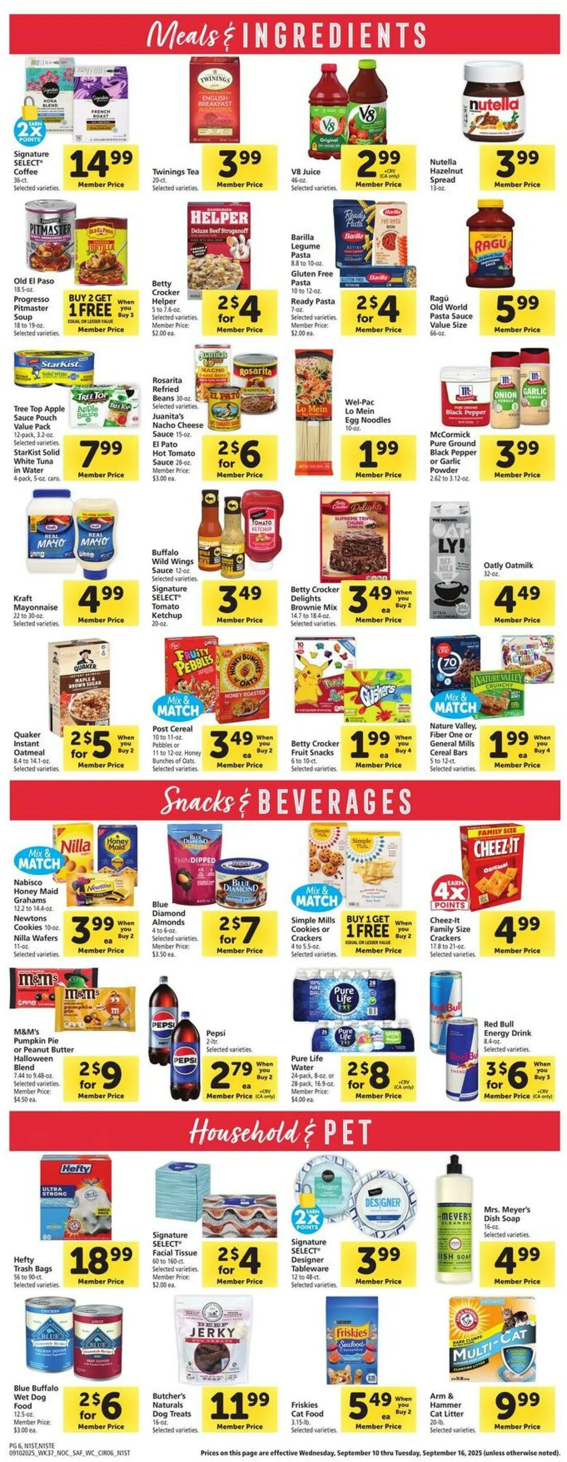 Weekly ad Safeway Current weekly ad from September 10 to September 16 2025 - Page 6