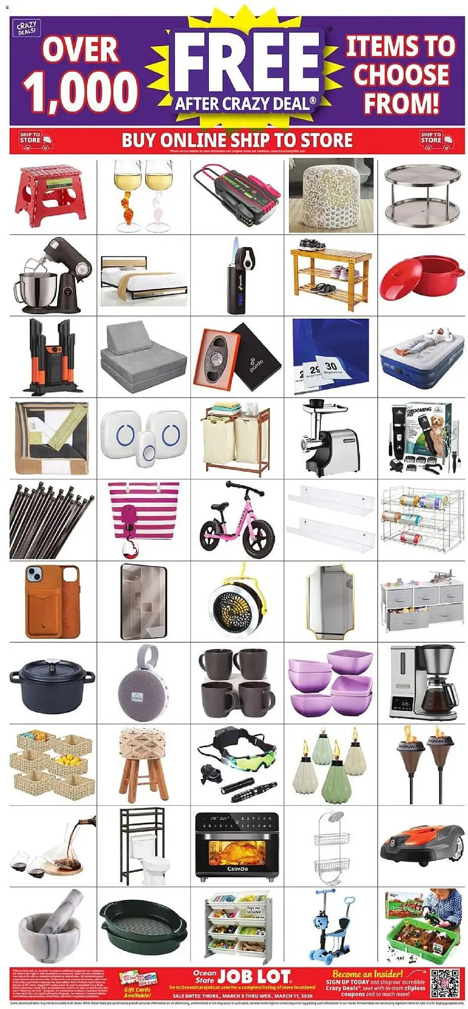 Weekly ad Ocean State Job Lot flyer from March 5 to March 11 2026 - Page 25