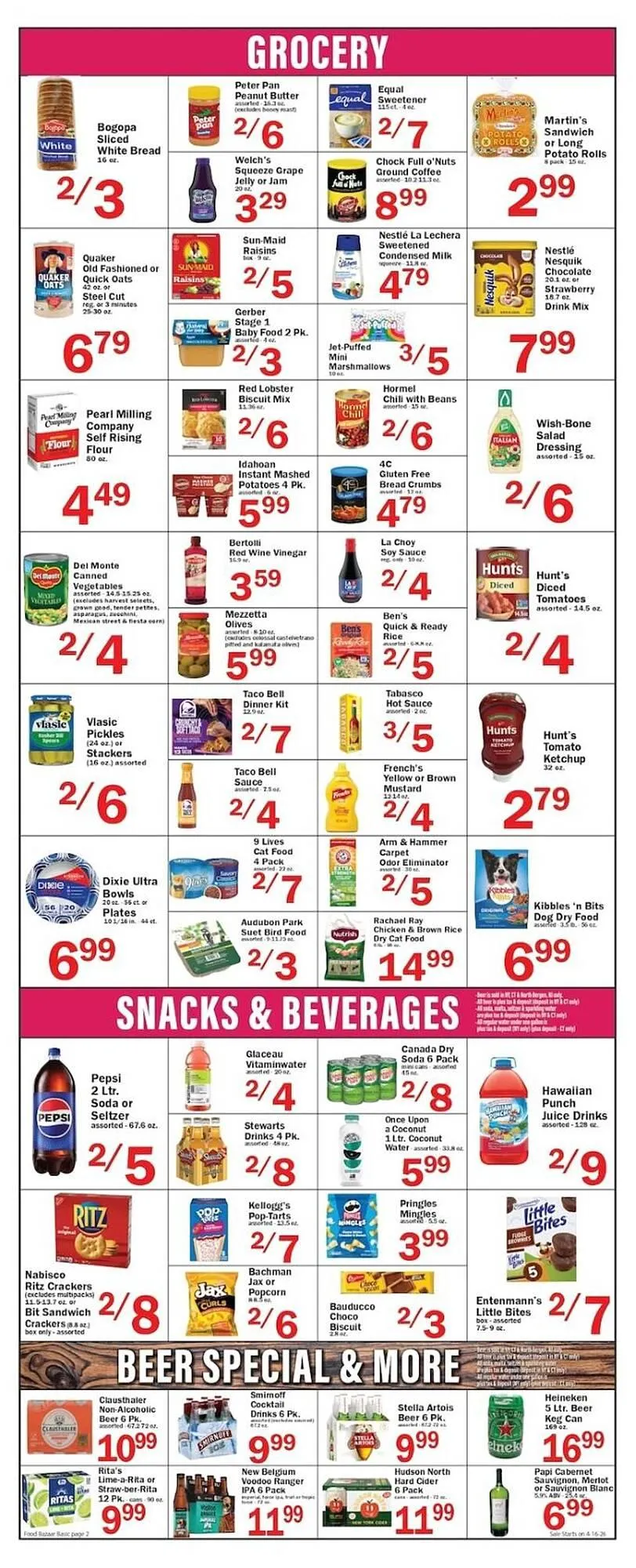 Weekly ad Food Bazaar circular from April 16 to April 22 2026 - Page 2