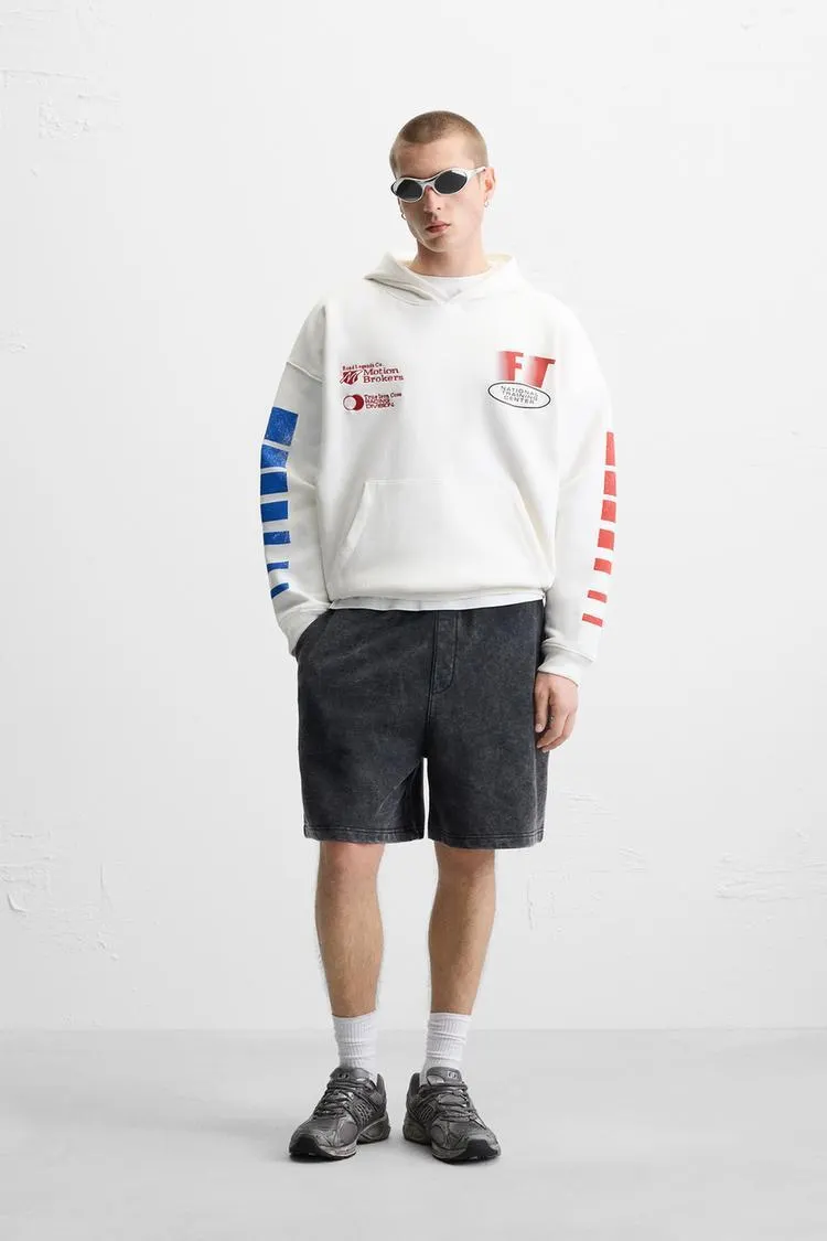 RACING PRINT HOODIE