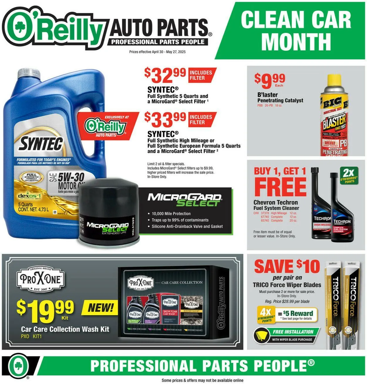 Weekly ad O’Reilly Auto Parts from April 30 to May 27 2025 - Page 2