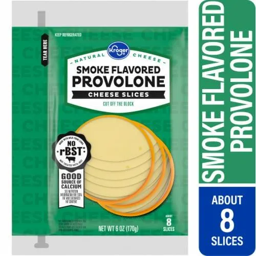 Kroger® Smoke Flavored Provolone Sliced Cheese