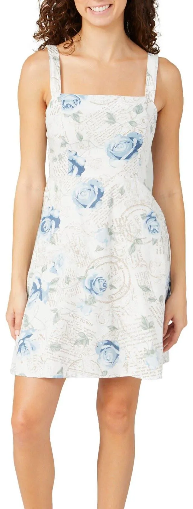 Derek Heart Juniors Vintage Rose Dress