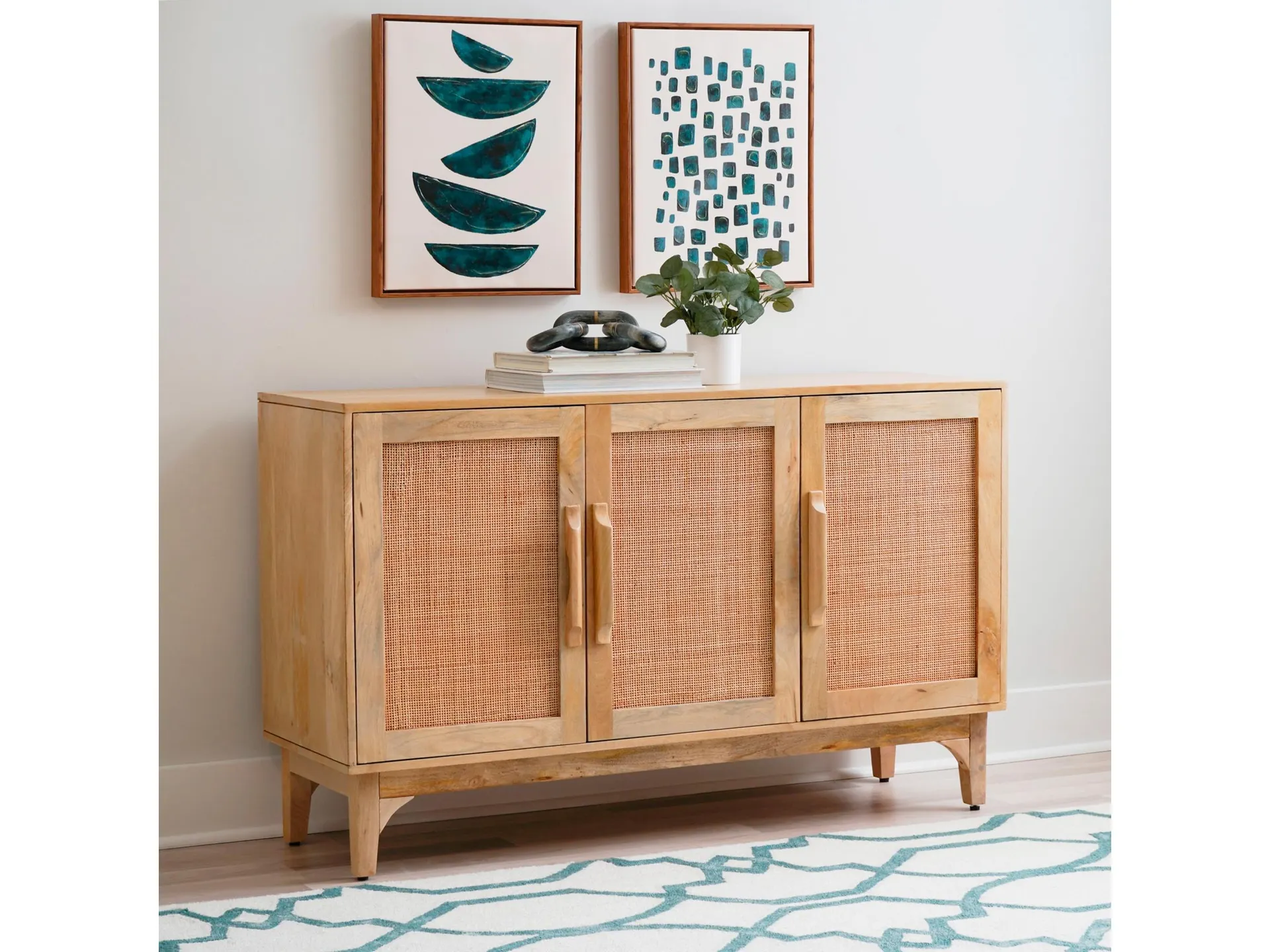 Linon Jones 51" Accent Cabinet