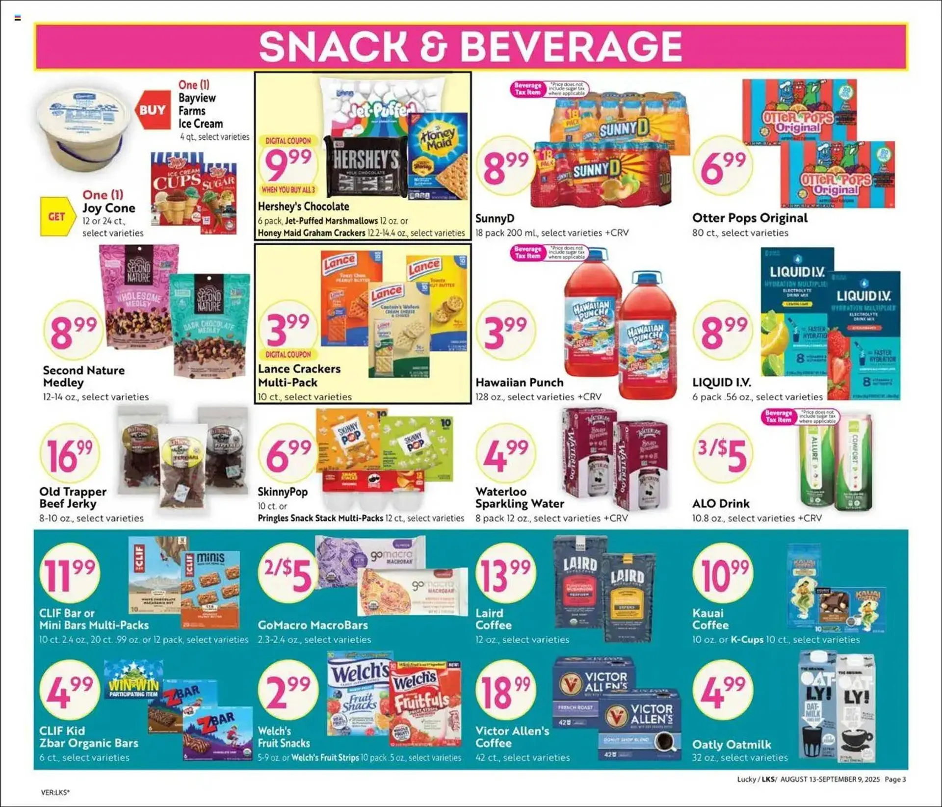 Weekly ad Lucky Supermarkets Weekly Ad from August 13 to November 4 2025 - Page 3