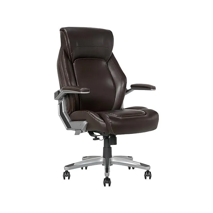 La-Z-Boy Meyer Ergonomic Bonded Leather Swivel Executive Chair,