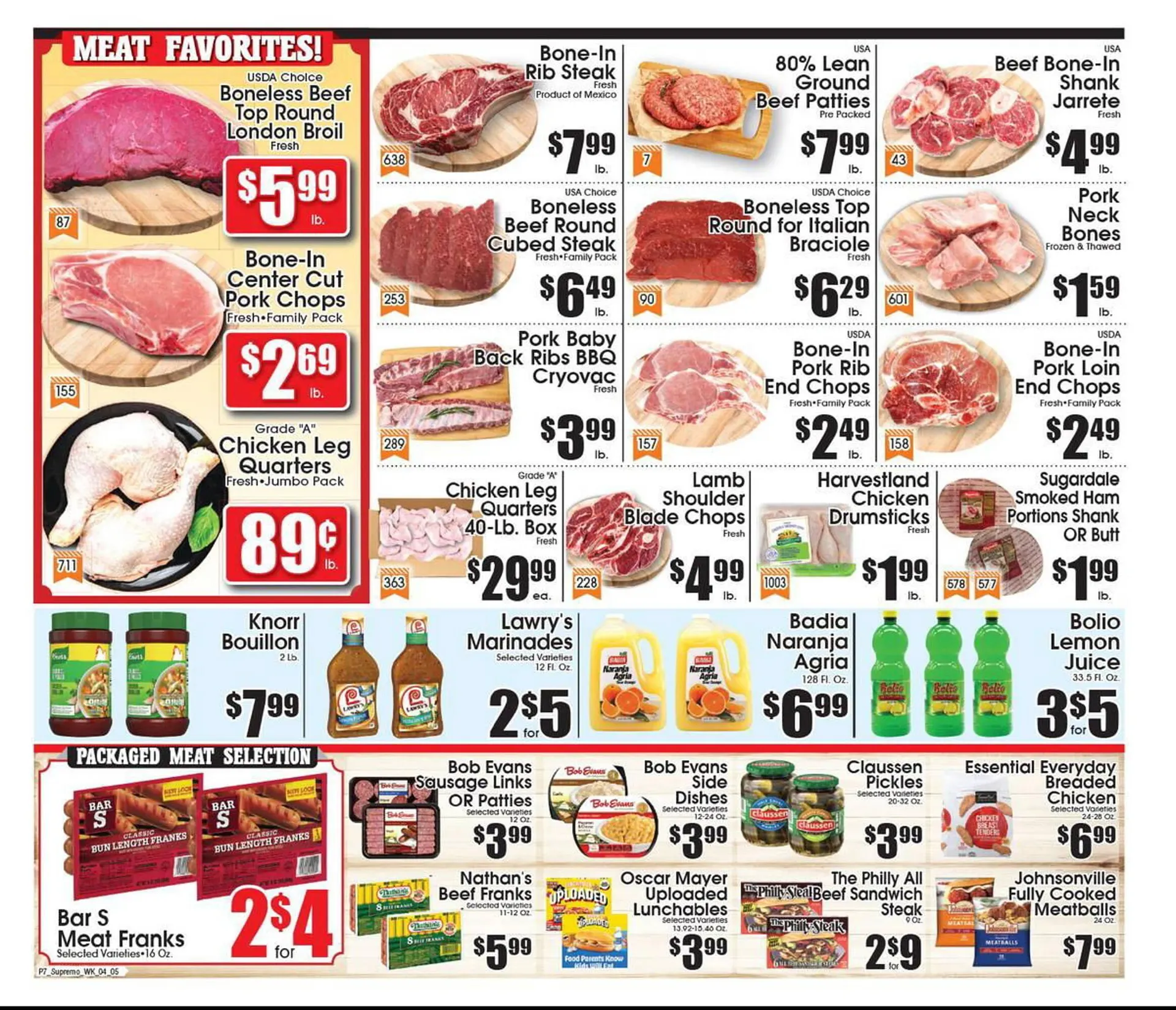 Weekly ad Supremo Foods Inc Weekly Ad from April 5 to April 11 2025 - Page 7
