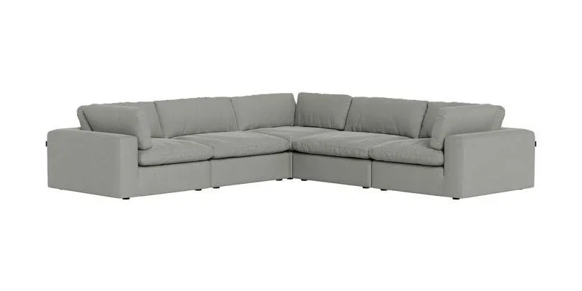 Bloom Sectional Modular Sofa Gray