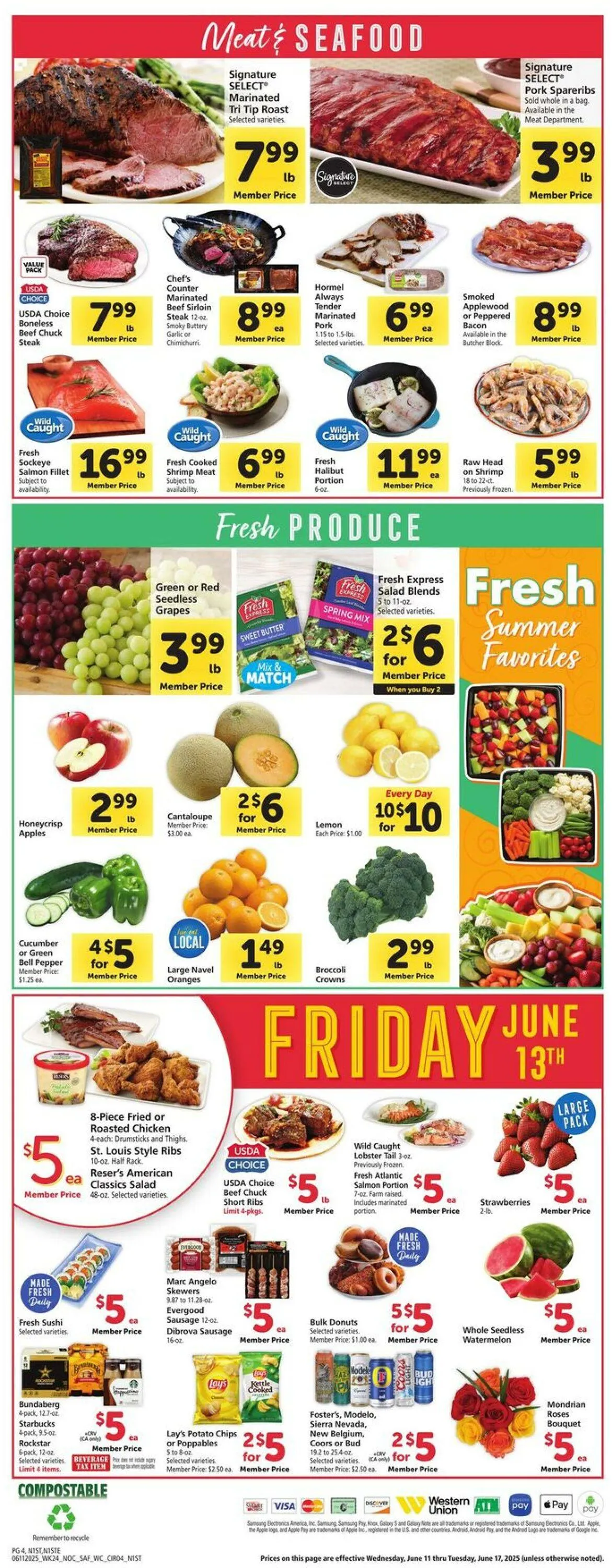 Catálogo de Safeway Current weekly ad 11 de junio al 17 de junio 2025 - Página 4