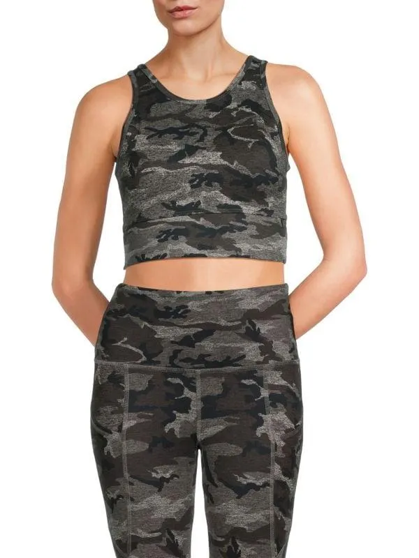 Piper Camouflage Crop Top
