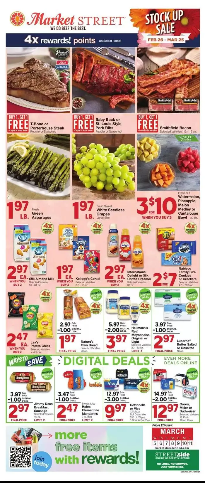 Weekly ad Market Street Weekly ad from February 26 to March 25 2025 - Page 1